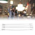 thumbnail image 3 of Corde de Suspension pour Cadre, Antirouille Robuste 4 Pcs Fil de Suspension pour Panneaux Rideaux, 3 of 8