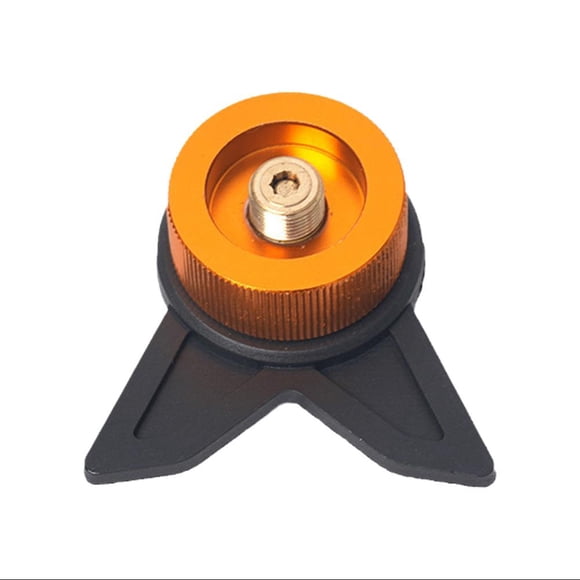 Butane Fuel Canister Adapter,Camping Grill Gas Stove Adapter,Camping Backpacking Stove Butane Gas Adapter Convert Connector Valve Output for Camping Hiking Fishing B2Z2