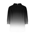 thumbnail image 5 of RXIRUCGD Haut/chemise à Manches 3/4 Imprimé Rétro Décontracté pour Femmes, Gris, Taille : m, 5 of 5
