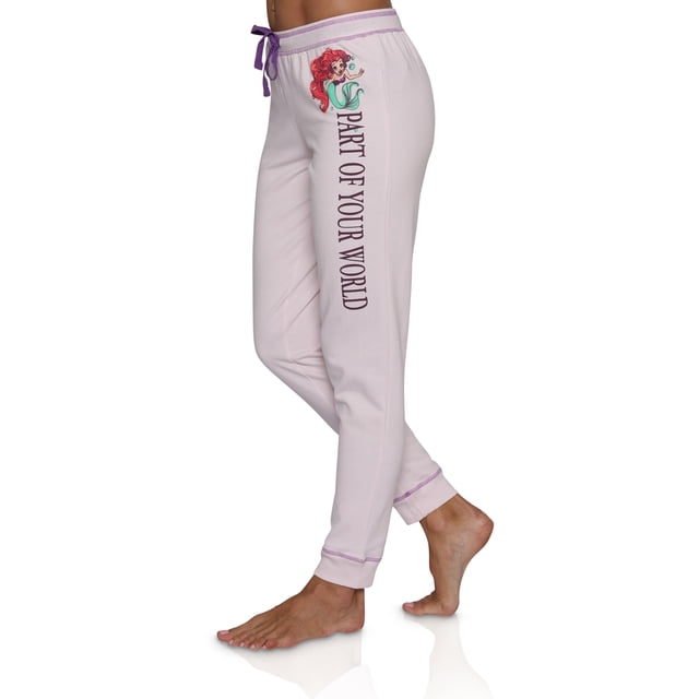 Disney Women's Jogger Pants Adult Princess Print Sweatpants