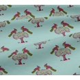 thumbnail image 5 of oneOone Viscose Jersey Fabric Bird & Tree Block Fabric Prints By Yard 60 Inch Wide, 5 of 5