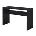 thumbnail image 1 of Convenience Concepts Northfield Table Console de Luxe, Fini Bois Noir, 1 of 5