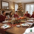 thumbnail image 1 of Feltree Christmas Napkins, 20 Count 3-Ply Thick Dinner Napkins with 2 Designs - Christmas Tree and Santa Claus for Holiday Party, Table Decorations, Disposable Bulk Paper Napkins, 1 of 8