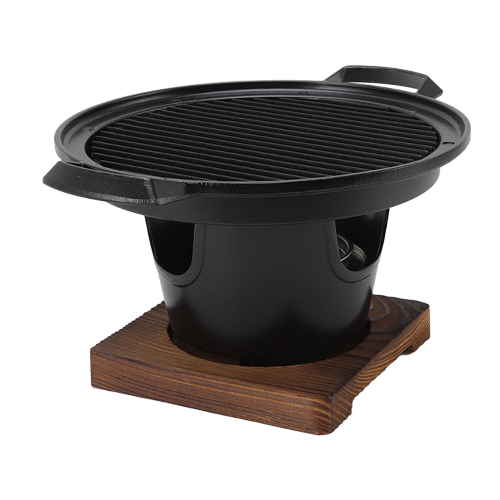 Jadeshay Smokeless Tabletop Grill, Portable Small Charcoal Grill for Indoor, Non-stick Home BBQ Grill Suitable for 1-2 Person