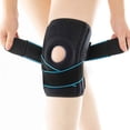 thumbnail image 1 of Knee Brace with Side Stabilizers & Patella Gel Pads, Adjustable Compression Knee Support Braces for Knee Pain, Meniscus Tear,ACL,MCL,Arthritis, Joint Pain Relief,Injury, 1 of 6