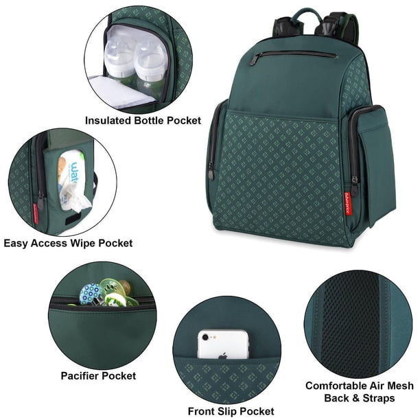 Fisher-Price Fast Finder Gemma Fashion Diaper Bag Backpack with