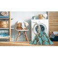 thumbnail image 2 of Ahgly Company Tapis d'Intérieur Lavable à la Machine, Carré, Transitionnel, Vert Noisette, Tapis de Zone, 4 Pieds Carré, 2 of 7