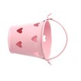 thumbnail image 2 of Heart Hollow Solid Pen Holder Mini Pen Holder; Desktop Storage Bucket Iron Pencil Organizer Container, 2 of 9