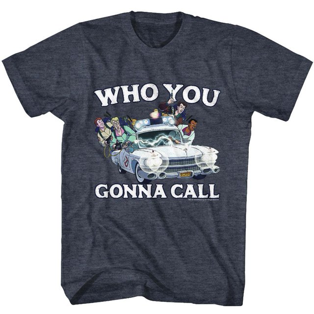 Real Ghostbusters Que Tu Vas Appeler T-Shirt Bleu Marine