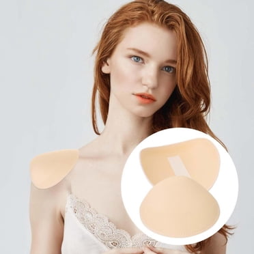 Feltree Set-in Shoulder Pads Breathable Sponge Covered Shoulder Enhancer Sloping Shoulders High Low Shoulders for Women Men Blazer Suit Coat T-Shirt