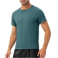thumbnail image 2 of DPTALR Combinaison de Course Décontractée pour Hommes Printemps Absorbant la Sueur Respirant Entraînement Physique Manches Courtes Col Rond Haut/chemise, 2 of 5