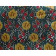 thumbnail image 4 of oneOone Tissu Viscose Georgette Feuilles & Floral Tissu Imprimé 1 Yard 42 Pouces de Large, 4 of 5