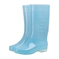 thumbnail image 1 of jovati Bottes de Pluie Montantes Femmes Mode PVC Adulte Bottes de Pluie Transparentes, 1 of 9
