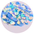 thumbnail image 1 of Seashell Sequins Multicolor Decorative Portable Oval Hologram Mermaid Paillette Sequins Daily Use, 1 of 12