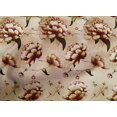 thumbnail image 4 of oneOone Popeline de Coton Brun Pâle Tissu Floral Tissu pour Robe Tissu Imprimé Tissu au Mètre 42 Pouces de Large-RPU, 4 of 4