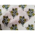thumbnail image 4 of oneOone Cotton Poplin Fabric Leaves & Floral Block Print Sewing Fabric BTY 42 Inch Wide, 4 of 4