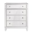 thumbnail image 1 of Home Belongs Danielle Argent 4 Tiroirs Poitrine / Commode - Miroir Antique 40", 1 of 1