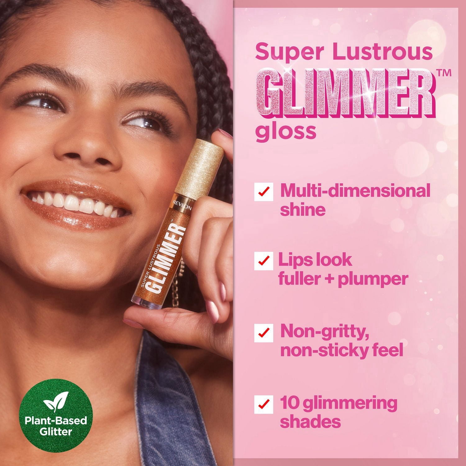 Brillant à lèvres Super Lustrous Glimmer™, brillant à lèvres haute brillance