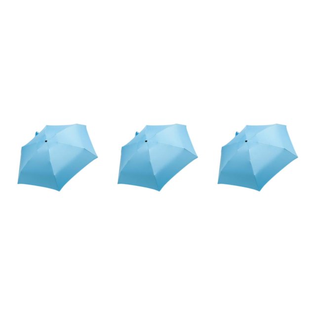 Redempat Breathable Umbrella For Outdoor Activities And Sun Protection Folding Sun Umbrellas Rainproof Umbrellas Easy To Storage blue 3Set