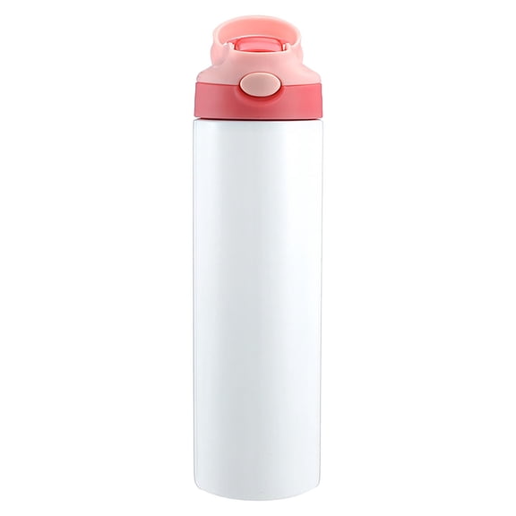 Meitianfacai Bouteilles d'Eau pour Enfants 20oz Bouteille d'Eau Isolée en Acier Inoxydable avec Couvercle à Paille et Nom Personnalisée, Tasses pour Enfants Cadeaux pour l'École Voyage