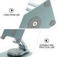 thumbnail image 3 of Raindrops Grey Foldable Phone Holder with Non Slip Base and Adjustable Height for Office and Home, 3 of 8