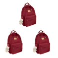 thumbnail image 1 of relayinert Fabric Shoulder Bag Reliable Partner For Everyday Adventures Multi-functional wine red 32*12*42cm 3Set, 1 of 6