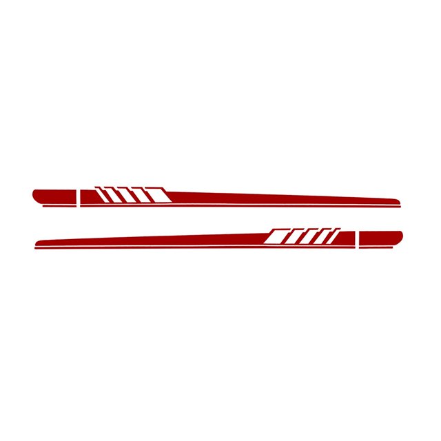 Youkk Car Sticker Decoration Exterior Automotive Decal Automobile Decorative Moulding Trim Adhesive Removable Vehicle Red
