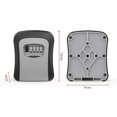 thumbnail image 2 of Smart Combination Lock Wall Mount Key Safe Outdoor Waterproof Digit Key 4 Lock Combination Key F9M5, 2 of 6