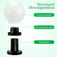 thumbnail image 3 of BESTYASH outdoor lamp post light fixture Post Light White Modern Style Hotel Decoration Outdoor 1 Set, 3 of 8