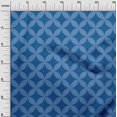 thumbnail image 3 of oneOone Polyester Spandex Medium Blue Fabric Geometric Sewing Craft Projects Fabric Prints By Yard 56 Inch Wide, 3 of 4