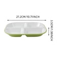 thumbnail image 3 of Binwennn Heat Imitation Porcelain Compartment Fast Food Trays Specifically Designed For School And Unit Canteens Commercial Grade Tableware, 3 of 4