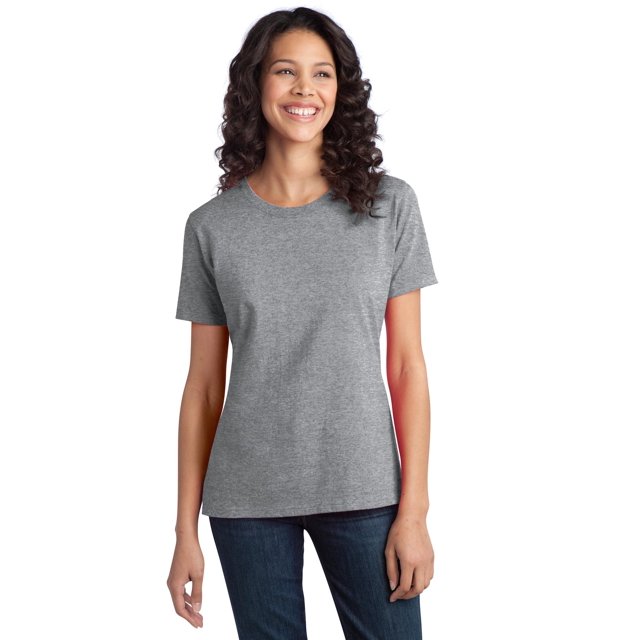 Port & Company T-Shirt en Coton Filé à l'Anneau pour Femmes LPC150