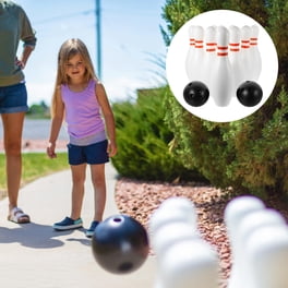 Set De Bowling Pour Enfants 10 Quilles + 2 Balles – Jeu éducatif En Extérieur Ou Intérieur, Cadeau Fête Jardin (hauteur Quille 30 Cm)