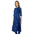 thumbnail image 4 of Bimba Tunique Longue en Coton pour Femmes, Kurta, Blouse Imprimée Ethnique Indienne, 4 of 6