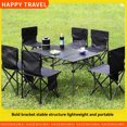 thumbnail image 4 of "Compact Yellow Camping Table - Lightweight Portable Picnic Desk for Outdoor Adventures (95x55x50cm)", 4 of 7