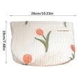 thumbnail image 2 of Sac Cosmétique Floral Frais Voyage Portable Rangement Grande Capacité Sac Cosmétique en Toile, 2 of 2