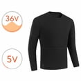 thumbnail image 4 of Lovzfmll Men's 22-Zone Smart Heating Thermal Underwear Set with USB Charging, Ultra-Warm Fleece Lined Base Layer for Extreme Cold Weather, 4 of 7