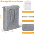 thumbnail image 4 of maskred Laundry Hampers In Cotton And Linen 45L Capacity Easy To Clean And Maintain No Space Laundry Baskets cream-coloured, 4 of 6