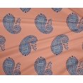 thumbnail image 4 of oneOone Polyester Lycra Fabric Paisley Block Print Sewing Fabric BTY 56 Inch Wide, 4 of 4