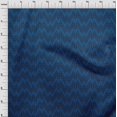 thumbnail image 3 of oneOone Tissu Viscose Georgette Imprimé Chevron Ikat Tissu de Couture BTY 42 Pouces de Large, 3 of 4
