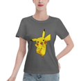 thumbnail image 1 of T-Shirt Basique à Manches Courtes pour Femmes Pikachu, 1 of 6