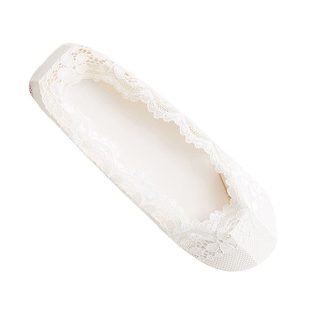 Chaussettes Basses en Dentelle pour Femmes et Filles Invisibles Antidérapantes pour l'Été