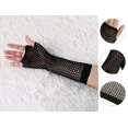 thumbnail image 2 of Unique Bargains Gants Résille Sans Doigts Longueur Coude pour Femmes 2 Paires, 2 of 5