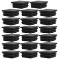 thumbnail image 4 of 20pcs Square Plastic Hole Plugs Furniture Inserts Hole End Caps For Tubing Fences, 4 of 7
