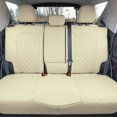 thumbnail image 1 of For 2021-2024 Ford Bronco Sport FH Group Neoprene Custom Fit Seat Covers Water Resistant Solid Beige - Rear Set, 1 of 9