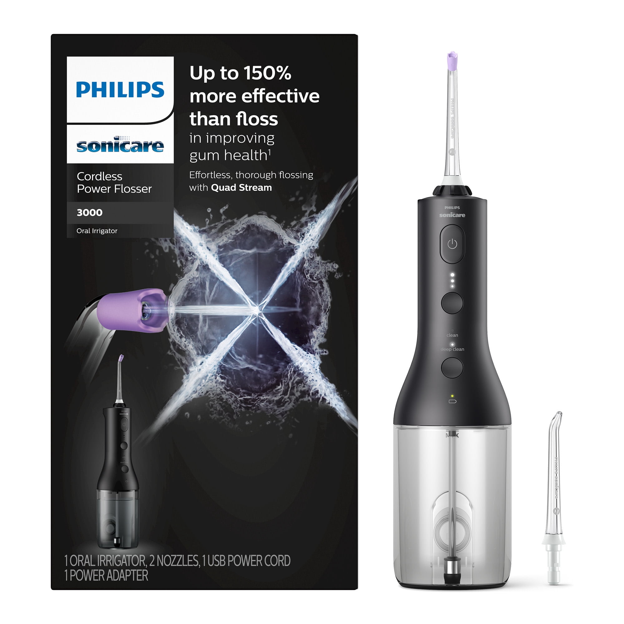 PHILLIPSON 3m SWAMP FOX FS80 #6or#７USA Philips Sonicare Cordless Power Flosser 3000, Oral Irrigator