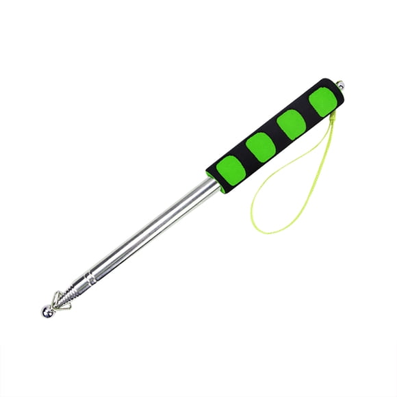 Fasiaou Telescopic Handheld Flagpoles, Non-Slip Sponge Handle Stainless Steel Portable Collapsible Flag Pole Guide Flagpole for Tour Guides Teacher Pointer,,L