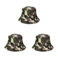 thumbnail image 1 of Thinsony Polyester Breathable Fisherman Cap For Sun Protection And Comfort Sunscreen Fisherman Cap Hat Summer disruptive pattern4 58cm 3Set, 1 of 6