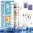 thumbnail image 1 of 17 In 1 Water Testing Kits for Drinking Water Easy Drinking Water Test Kit Home Tap and Well Water Test Kit 125 Strips Water Test Strips for Hardness pH Lead Iron Fluoride Chlorine and More, 1 of 10