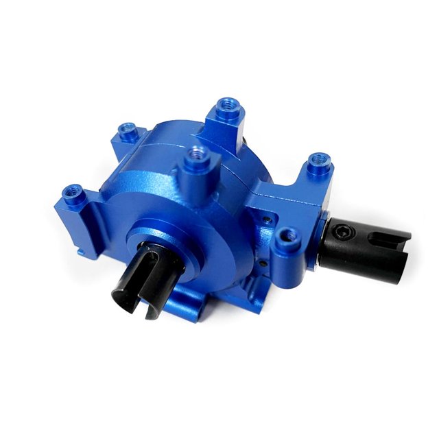 Wweixi Boîte de Vitesses Différentielle RCGOFOLLOW pour 1/10 LOSI Baja Rey 4WD Short Course Bleu Foncé
